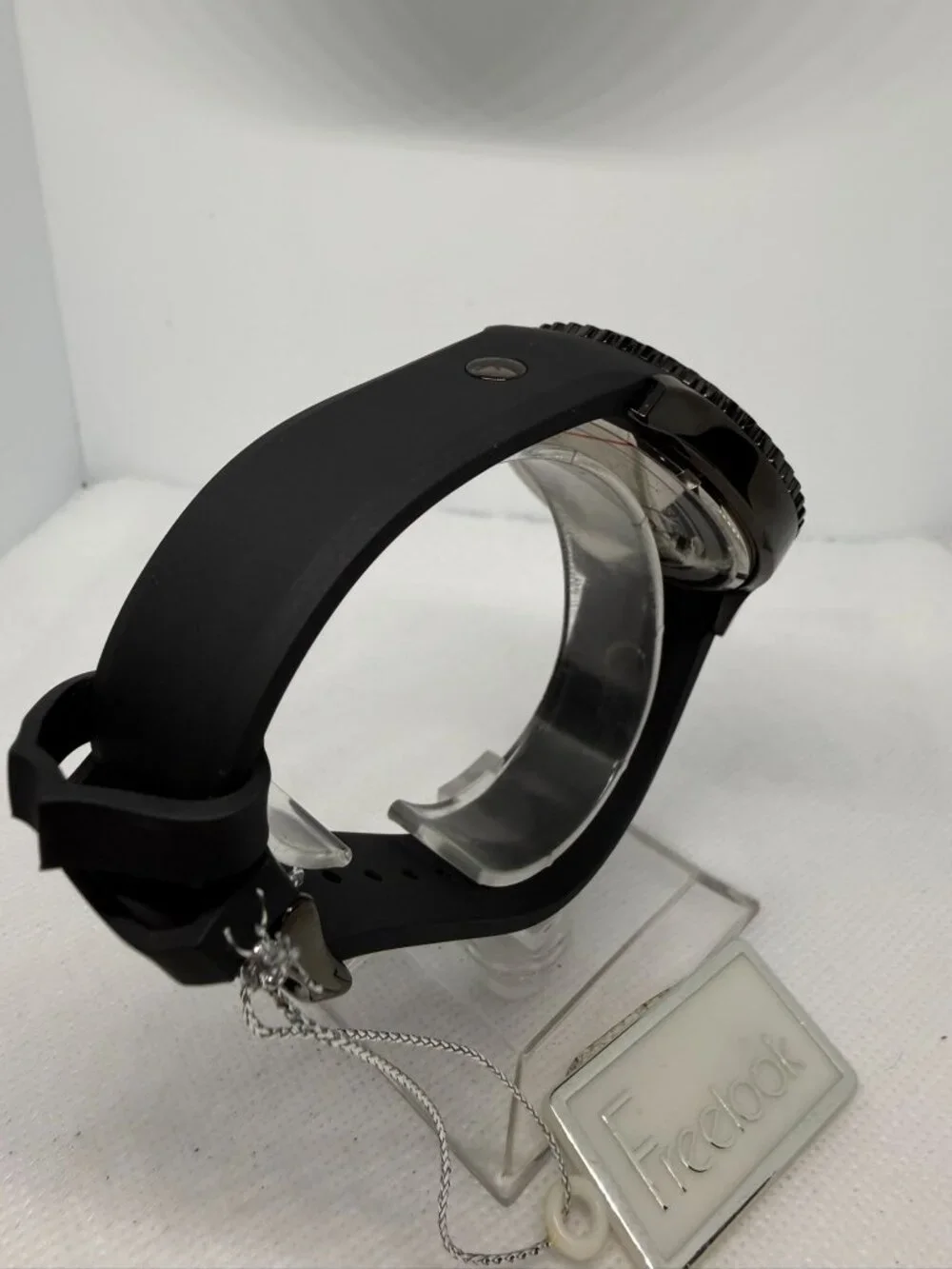 Freelook Aquamarina Mens Black Grey Diver Sport 41mm 100M Watch HA9035B/3